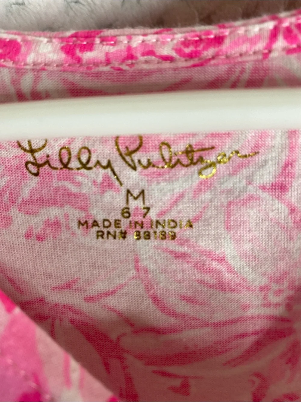 Lilly Pulitzer Pink Floral Tiered Knit Dress for Girls